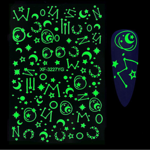 Adesivi fluorescenti nail - , art