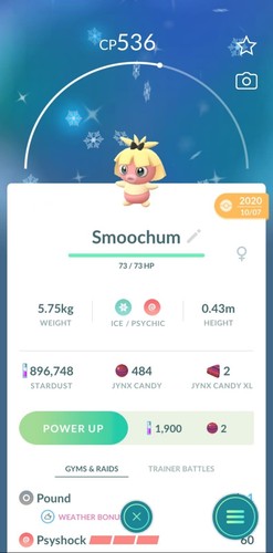 Shiny smoochum cappello ad - shiny,