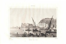 NAPOLI panorama con il Castel