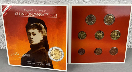 Austria euro 2004 anno set - euro,