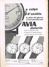 Pubblicità - Orologi AVIA