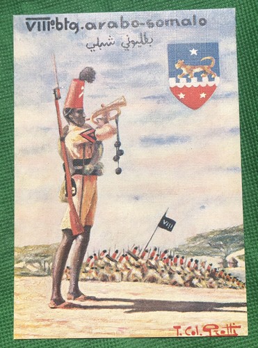 Cartolina militare libia - cartolina,