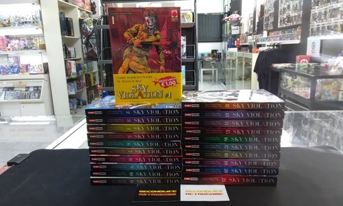Manga fumetto sky - fumetto, violation
