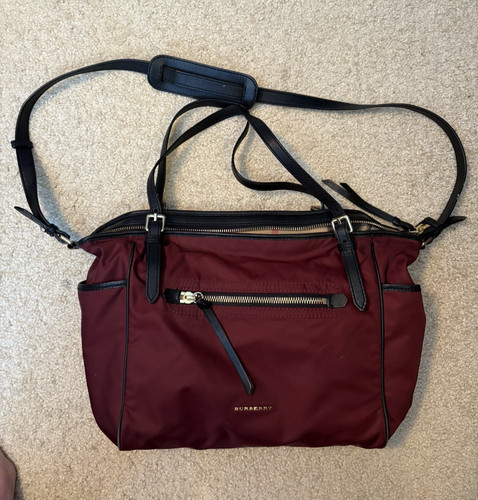 Burberry wine nylon - wine,