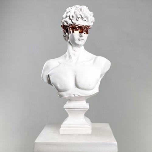 Scultura david pop art fatta - david, a