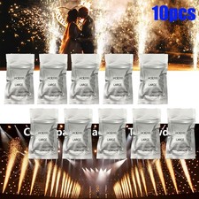 10X Macchina Spark Fredda Ti Polvere 200g Sacchetto 2-5M Gamma Effetto Palco Esterno/Interno