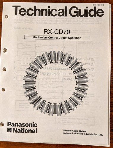 Panasonic cd70 radio - panasonic,