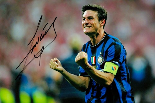 Foto firmata javier zanetti - foto,