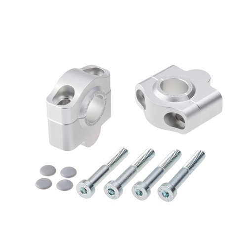Rialzo manubrio 25mm argento