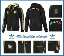 Adidas Star Wars Bobafett giacca Rasta Hood felpa con cappuccio Bob Marley reggae V32822 M-XXL