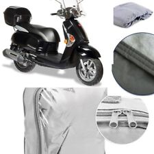 TELO COPRIMOTO TELATO FELPATO PER KYMCO LIKE 50 2T 2017 CON PARABREZZA E BAULE
