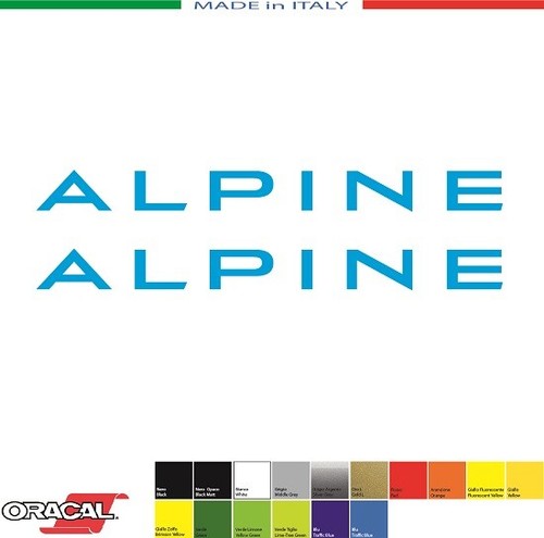 Adesivi compatibili alpine - compatibili,