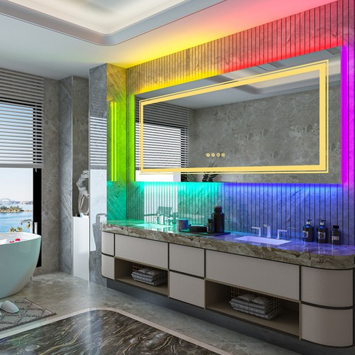 Specchio vanità led bagno - vanità,