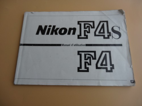 Nikon f4s notice en - f4,
