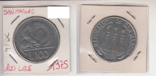 San marino 100 - 100, lire