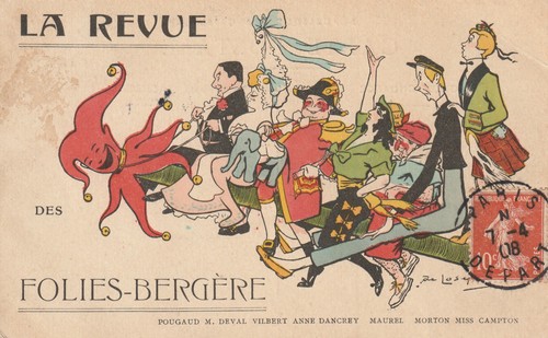 Cpa revue des folies - 75,