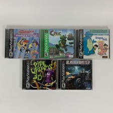Lotto giochi Sony PlayStation PS1 Croc Power Puff Girls Blaster Master Pipe Dreams