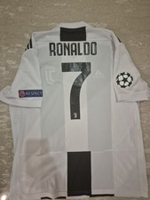 maglia calcio Cristiano Ronaldo  gara UCL Juventus 2018-19 Adidas