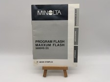 Minolta Program Flash MAXXUM Flash 5600HS (D) Manuale Francese