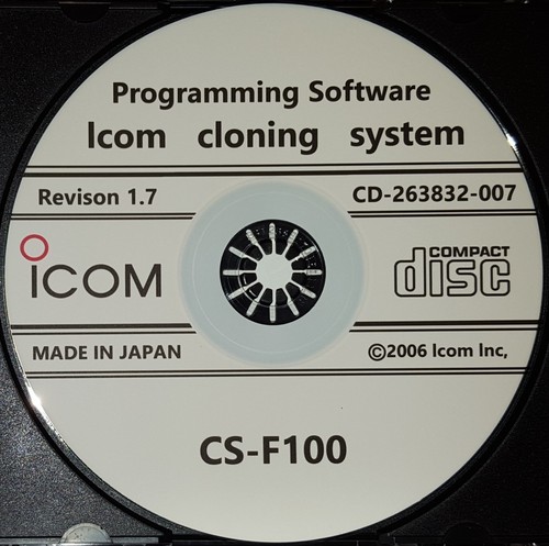 Icom f100 software di - cs-f100,