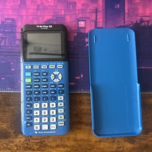 Texas instruments blue 84 - instruments, ti-84