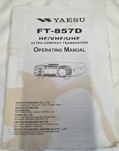 Manuale operativo yaesu - operativo,