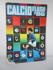 ALBUM FIGURINE- CALCIO FLASH 86 - EDIZ.FLASH -CON PIU' DI 450 FIG.- DA RECUPERO