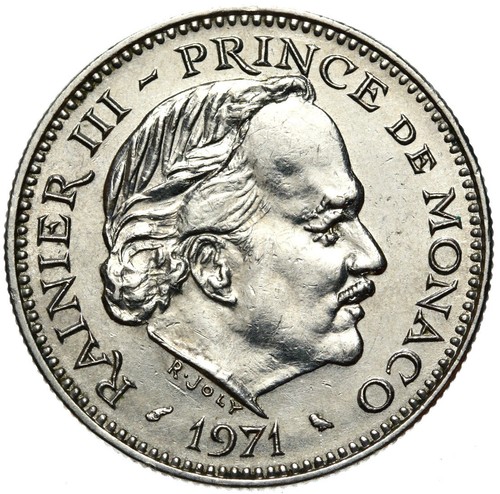 Monaco rainier iii moneta - iii.,