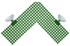 Griglia muschio angolo 15x15x5cm verde (acquario aquasacping muschio piante gamberetti)