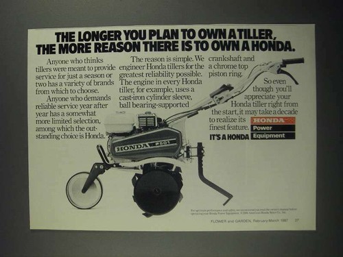 Pubblicità motozappa honda - motozappa,