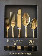 Bombay 20 pz Acciaio Inox Fine
