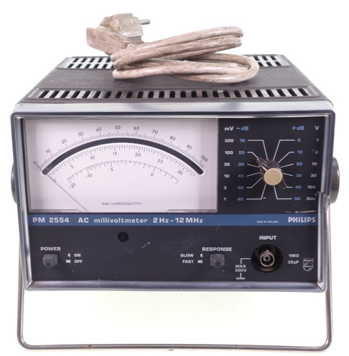 Philips pm2554 millivoltmetro - philips,