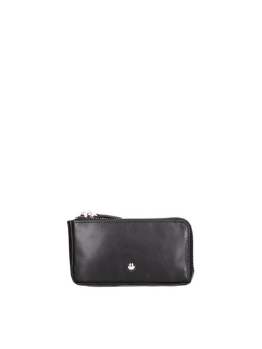 Pochette uomo vera pelle - pochette, nera