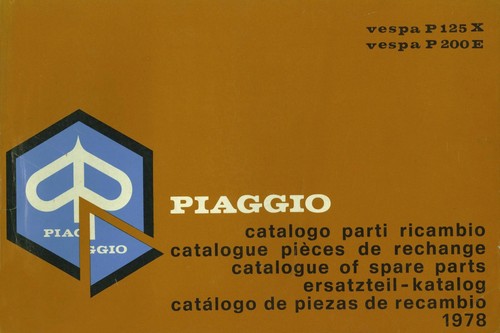 Vespa piaggio 125 p 200 - vespa,