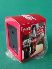 PORTA TOVAGLIOLI FAZZOLETTI DISPENSER DA BAR COCA COLA IN LATTA, NUOVO. CE71