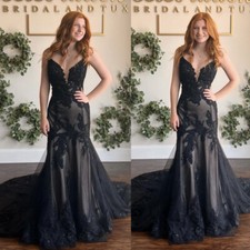 Abiti da sposa gotici a sirena