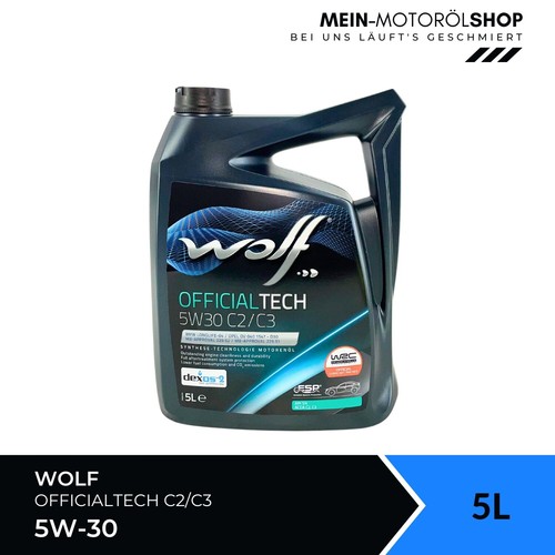 Wolf officialtech c2 c3 - 5w-30, c2/c3