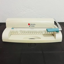 Rexel CB206 Rilegatrice a pettine compatta Bianca completa Accessori Funzionante