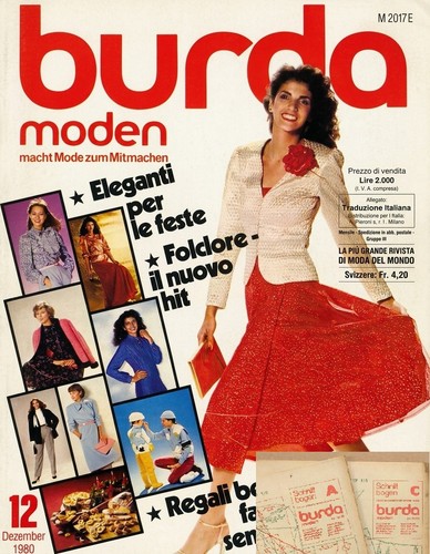Burda moden dicembre 1980 - moden,