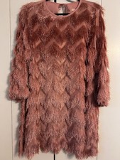 Abito anthro hutch rosa frange - anthro,