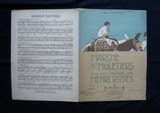 Spartito Pianoforte Henri Roses Marche des Muletiers fine 800 Ricordi 
