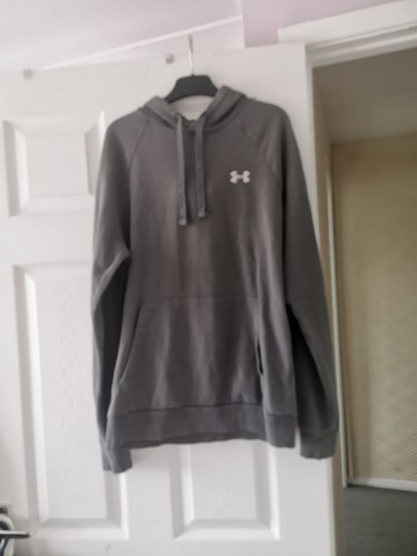 Top uomo grigio con - , cappuccio