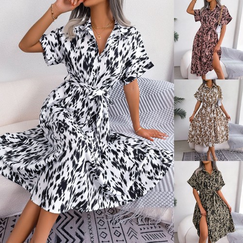 Donna leopardato midi - leopardato,