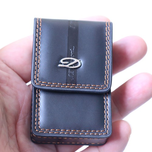 Genuine leather black - genuine,