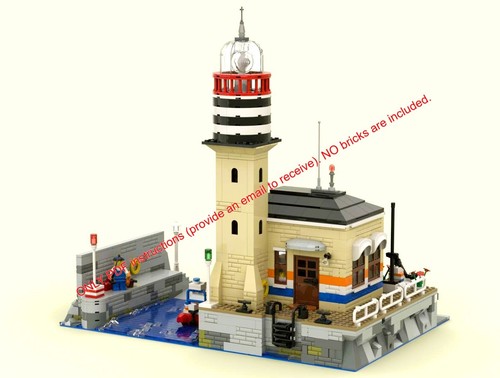 Lego moc lighthouse - lego,