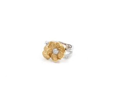 Anello Annamaria Cammilli in Oro Rosa 18k e Diamanti - Fiore BAN009J