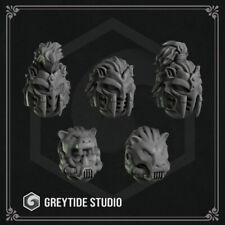 Set Di Teste Di Leone 3D