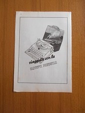 1938 OLIVETTI PORTATILE CON VALIGIA PUBBLICITA ANTICA MACCHINA DA SCRIVERE