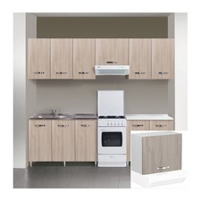 Kit Cucina Pensile 1 Anta Sopracappa 60X32Xh49 Cm Olmo