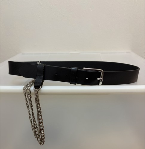 Cintura zara uomo pelle - pelle, nera